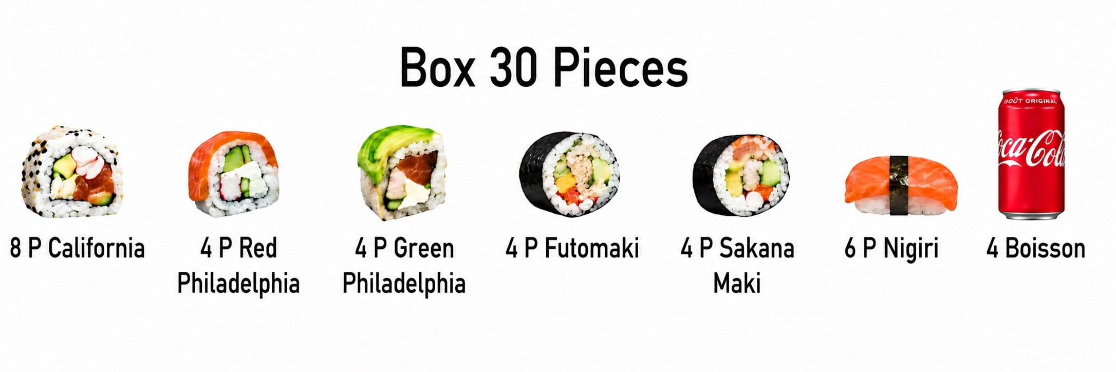 Box 30 pièces
